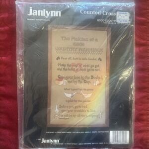Janlynn Good Country‎ Marriage White Ducks Counted Cross Stitch Kit 1990 #96-05